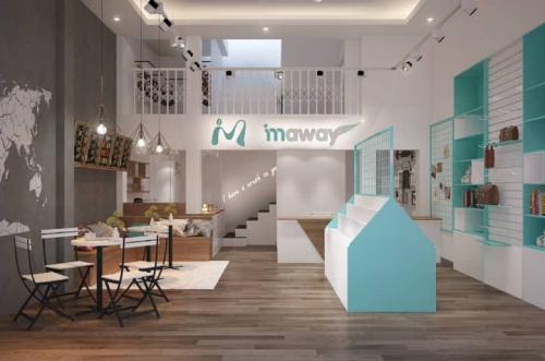 Thi công nội thất tủ, kệ cho shop