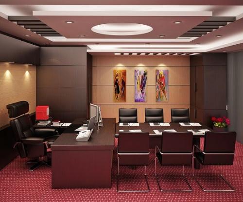 Bàn làm việc giám đốc veneer cao cấp