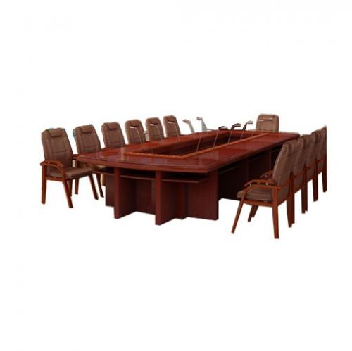 Không gian phòng họp hiện đại với các mẫu bàn họp veneer