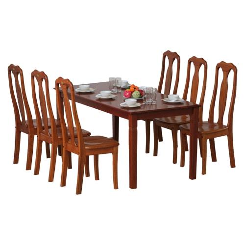 Bộ bàn ghế ăn gỗ tự nhiên TGA01
