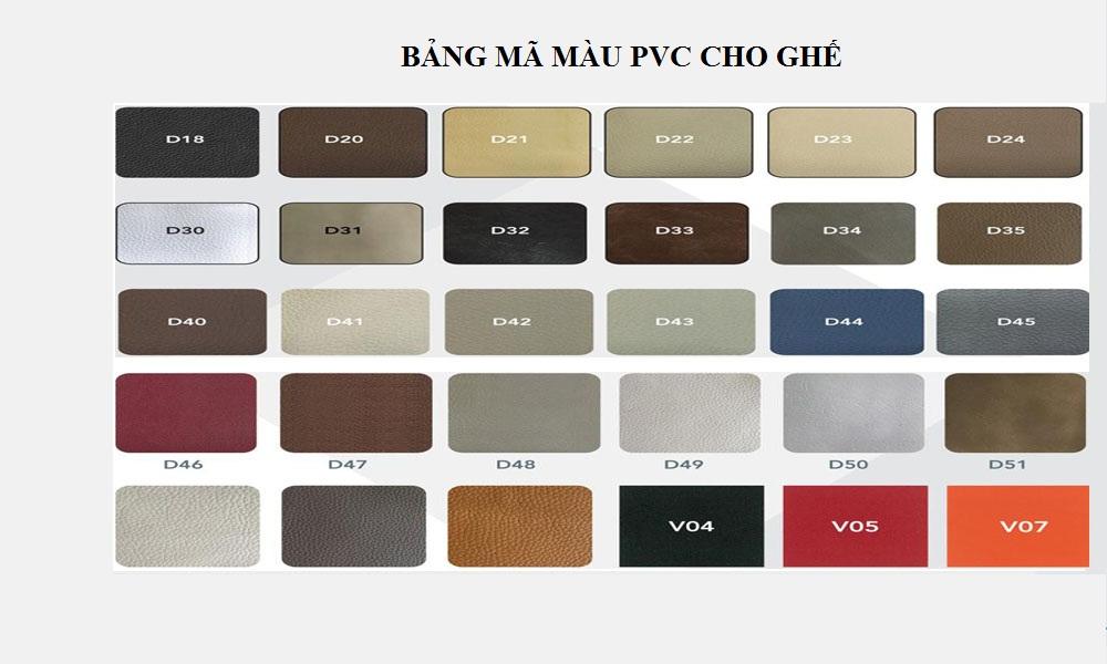 Bảng màu PVC
