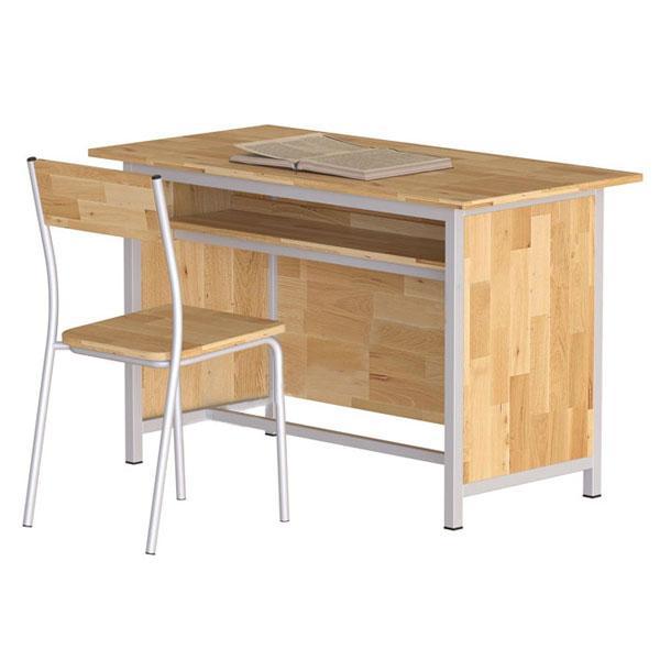 Bàn ghế giáo viên gỗ tự nhiên BGGV101G