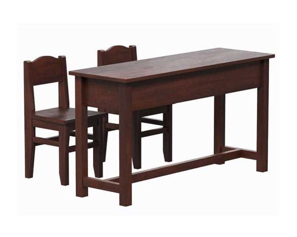 Bàn ghế học sinh gỗ tràm , acacia BHGS501-5