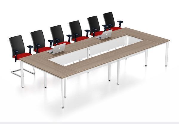 Bàn họp chân sắt  OBH-O12